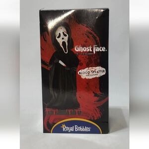 ROYAL BOBBLES SCREAM GHOST FACE HOT TOPIC EXCLUSIVE HALLOWEEN HORROR BOBBLEHEAD